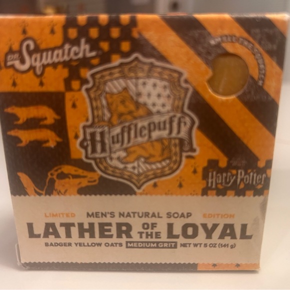 Dr. Squatch Hufflepuff Lather Of The Loyal Men's Natural Soap - Picture 2 of 6